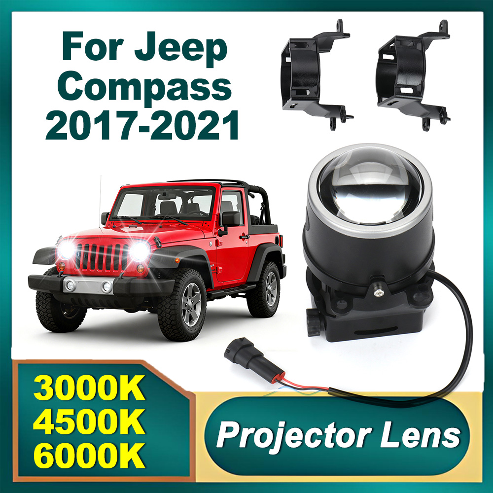 Led Fog Light H11 3000K Yellow - Lampu Kabut Bi-Proyektor 3.0 Inci Baru