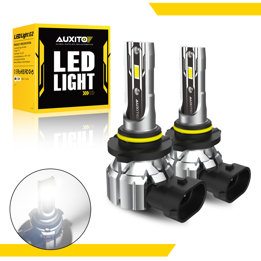 Car Led Headlight 9005 9006 - AUXITO 2 Buah Lampu Kabut LED