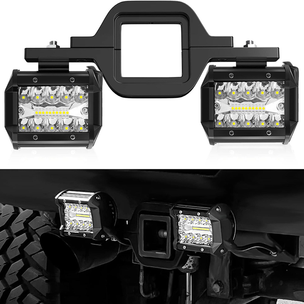 Led Work Light Bar 12 Inch Offroad - 2 Buah Lampu Kerja LED 4