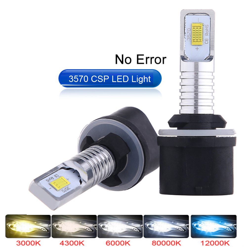 Led Headlight 6500K White 12000Lm - 2 Buah Lampu Depan Mobil LED