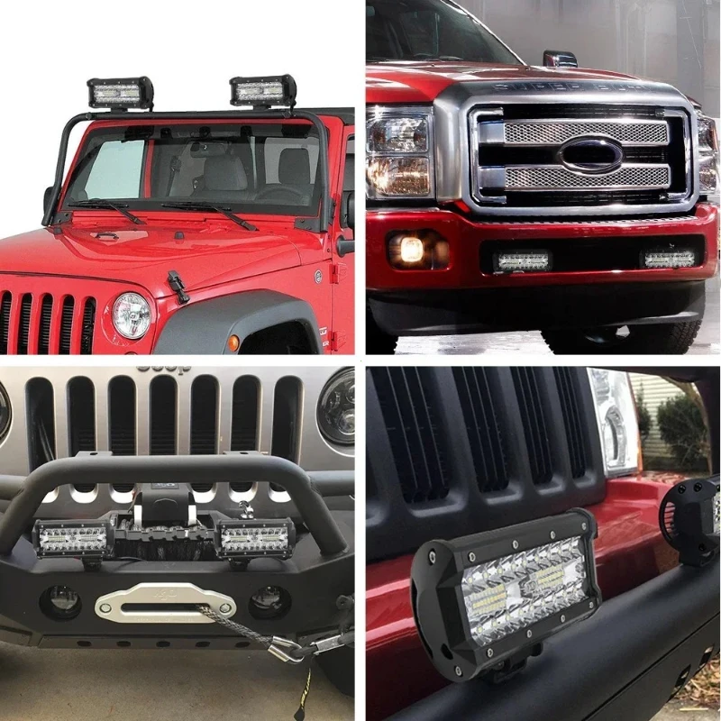 Led Work Light Bar 12 Inch Offroad - Lampu LED Bar Combo Beam Spot