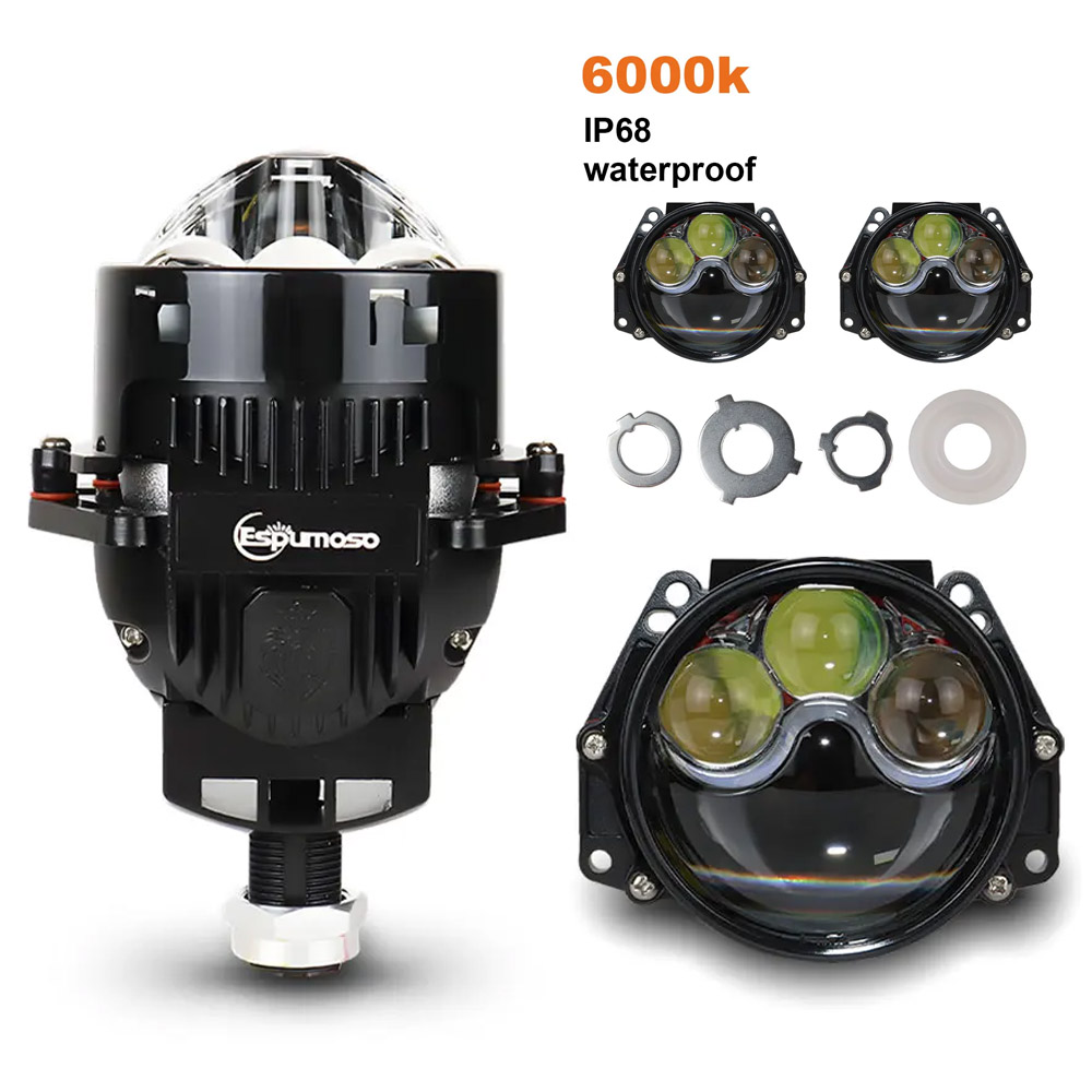 Bi Led Projector Lens 3 Inch - Lensa proyektor LED bi-led, bohlam lampu