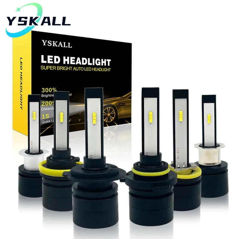 Car Led Bulb H1 H3 H8 H11 - Lampu depan mobil, bohlam LED 12V,