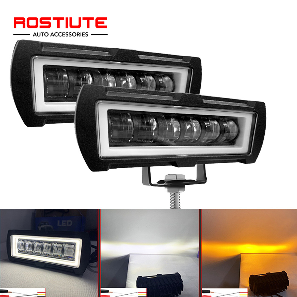 Led Work Light Bar 12 Inch Offroad - Lampu sorot LED mobil, 5 inci