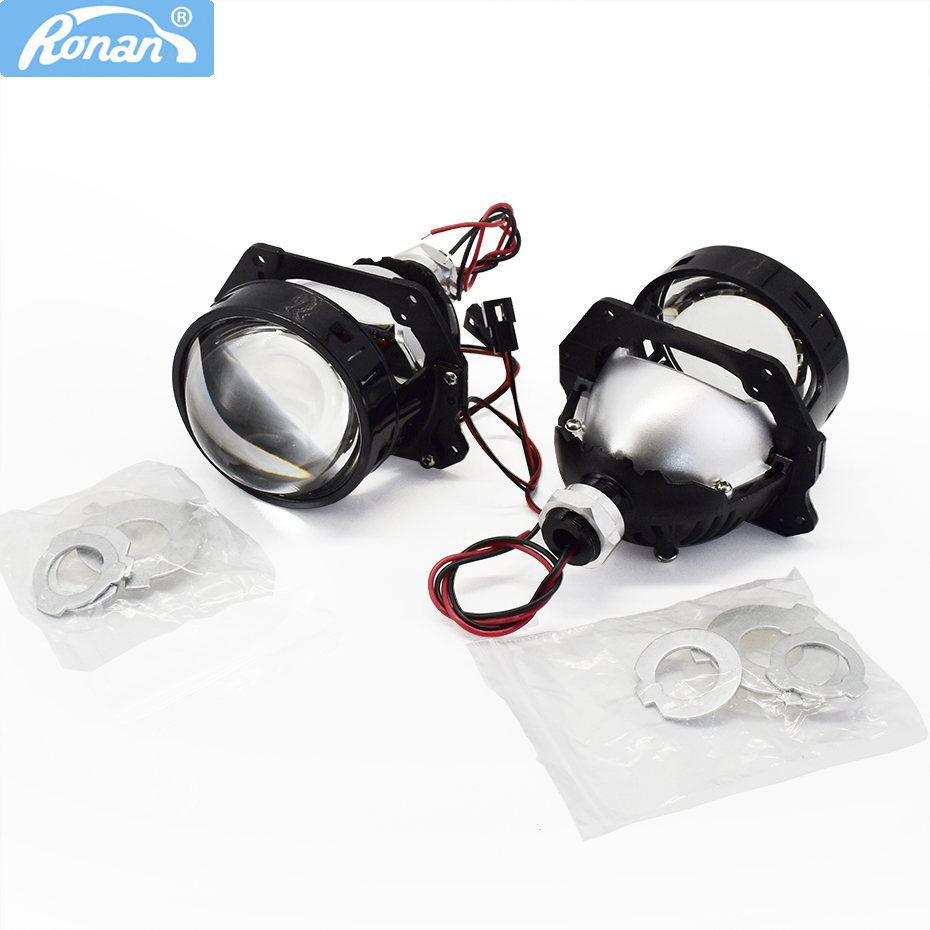 Car Led Headlight 9005 9006 - Ronan 40W 3 Inci Lensa Proyektor
