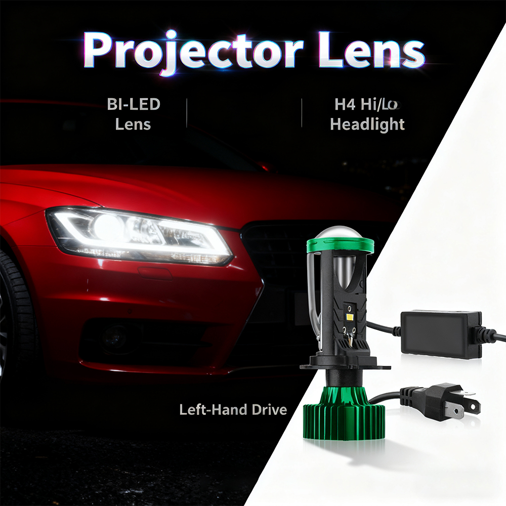 Led Headlight H4 Hi Lo 120W - 1/2 Buah Lampu 120W H4 LED