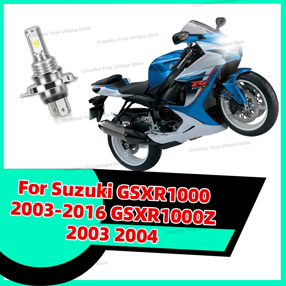 Motorcycle Led Headlight Bulb H4 - 1 Buah untuk Suzuki GSXR1000 2003-2016