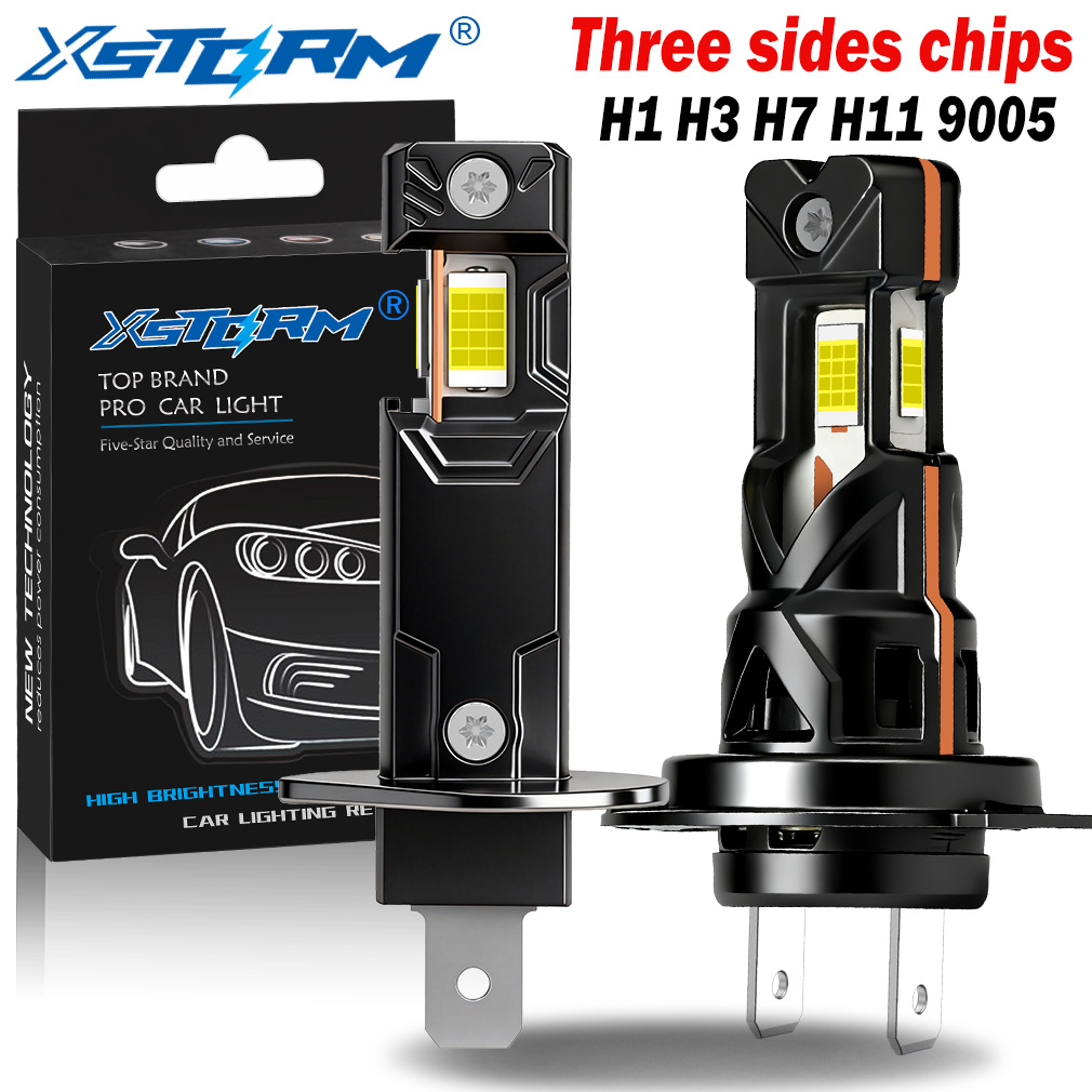 Car Led Bulb H1 H3 H8 H11 - XSTORM H7 Lampu LED Headlight Canbus
