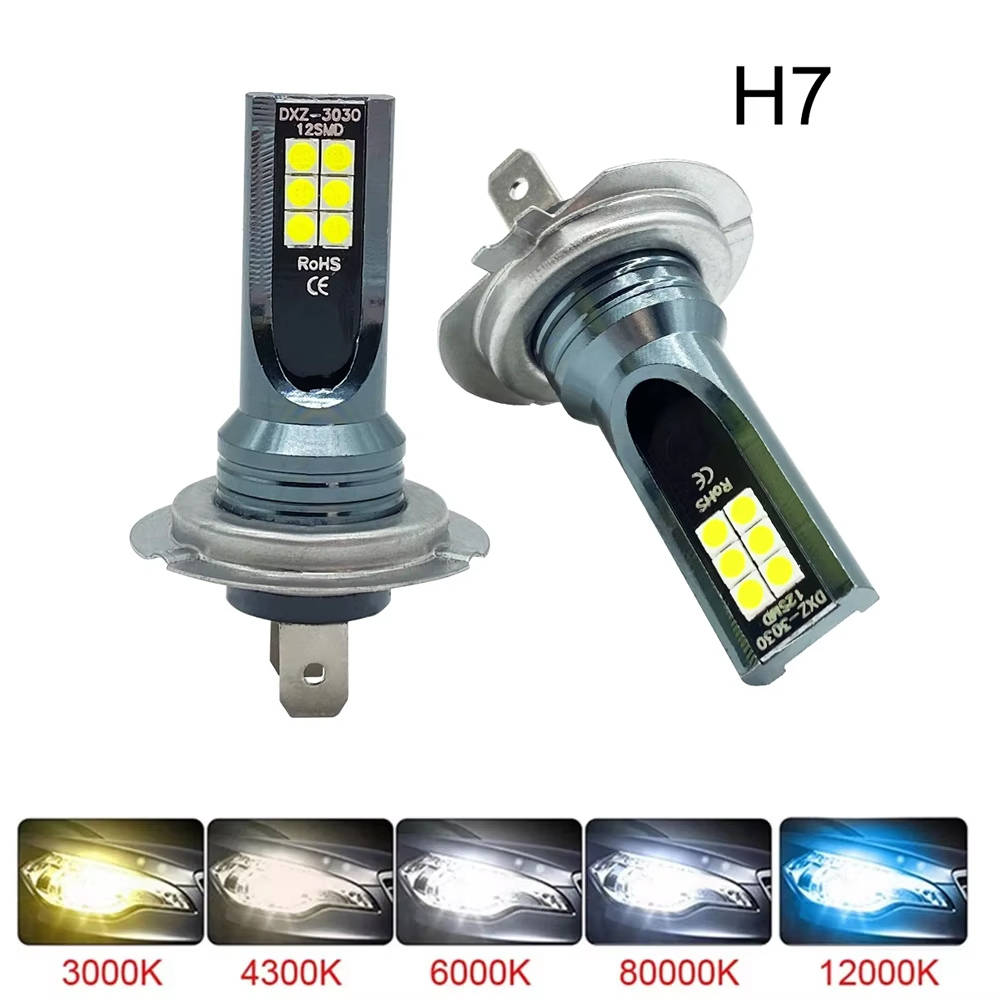 Car Led Bulb H1 H3 H8 H11 - 2 Buah Lampu LED H4 H7