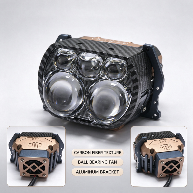Lampu Depan LED dengan Lima Le - Laser Led Headlight Projector Lens ulasan dan harga