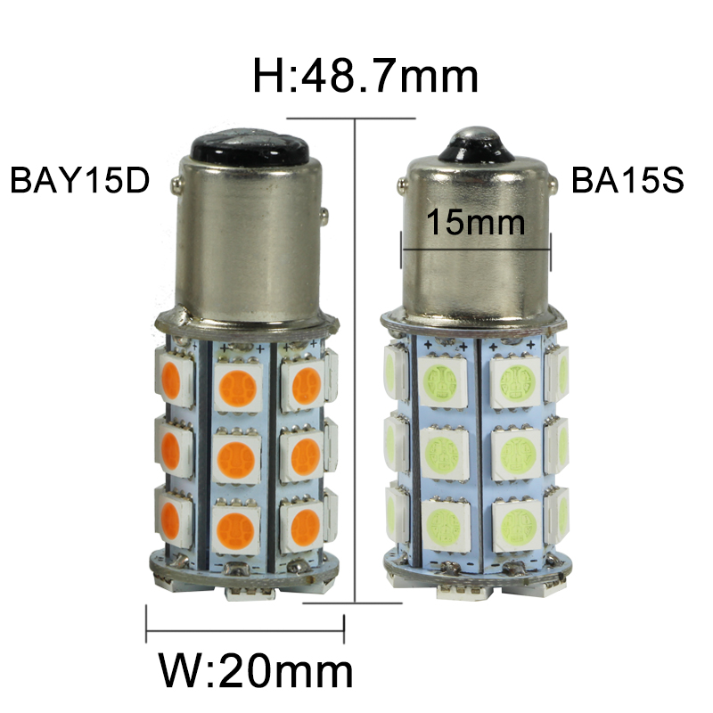 Lampu Sein LED 4W 12V 24V P21W - Led Tail Light Bulb Canbus ulasan dan harga