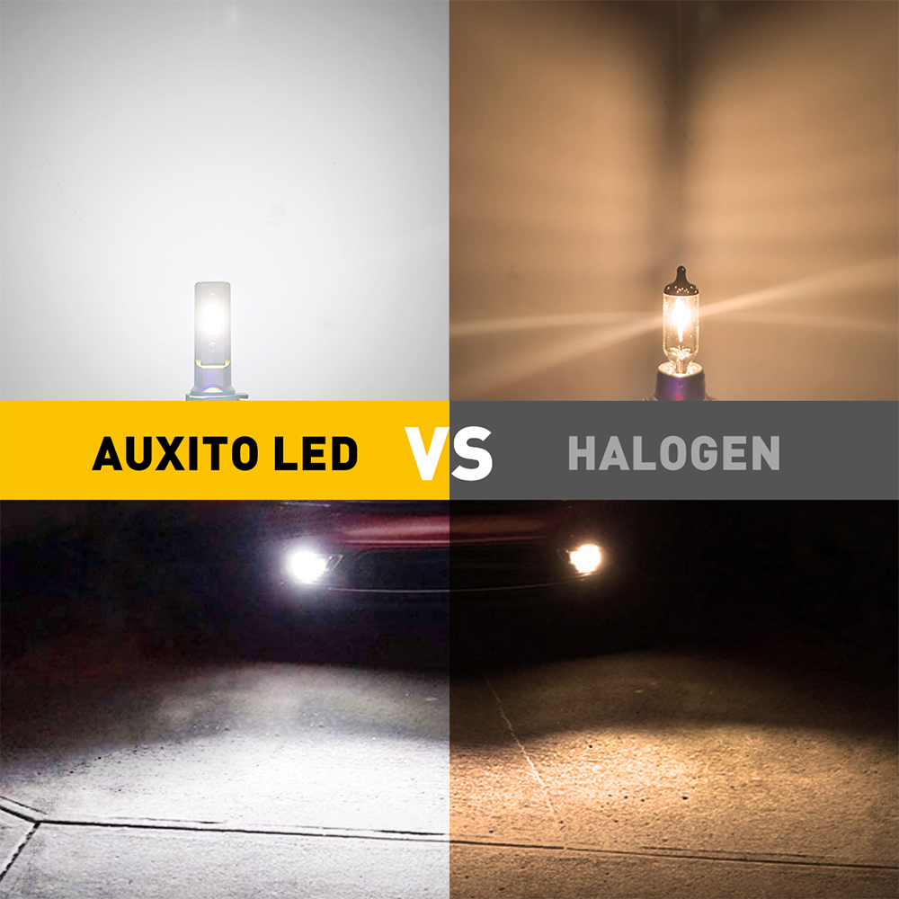AUXITO 2 Buah CANBUS H8 H11 Bo - Led Fog Light H11 3000K Yellow ulasan dan harga