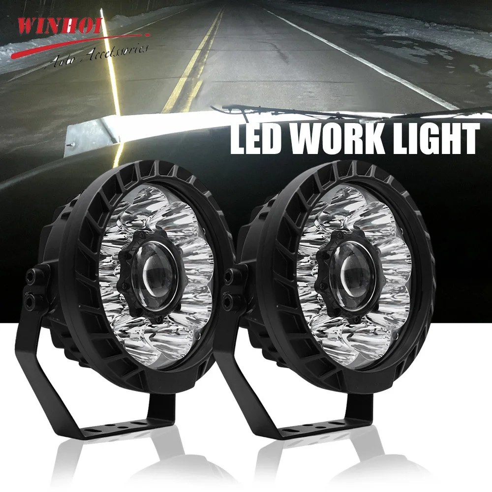 Lampu sorot LED, 2 buah lampu  - Led Work Light Bar 12 Inch Offroad ulasan dan harga