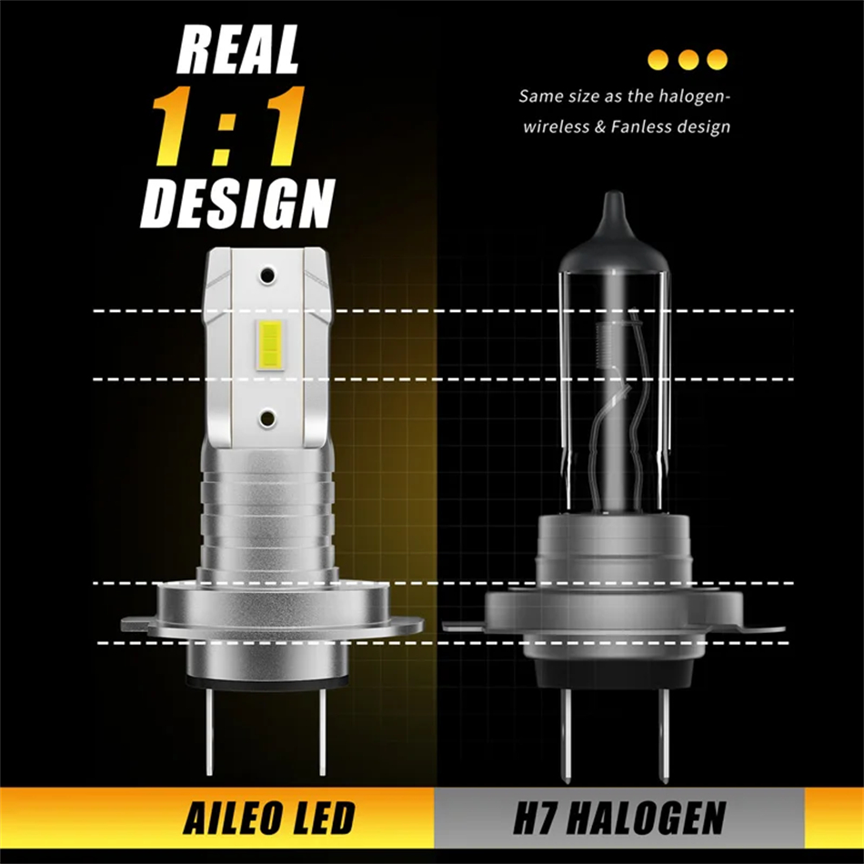 AILEO lampu kabut Led H11 1500 - Car Led Headlight 9005 9006 ulasan dan harga