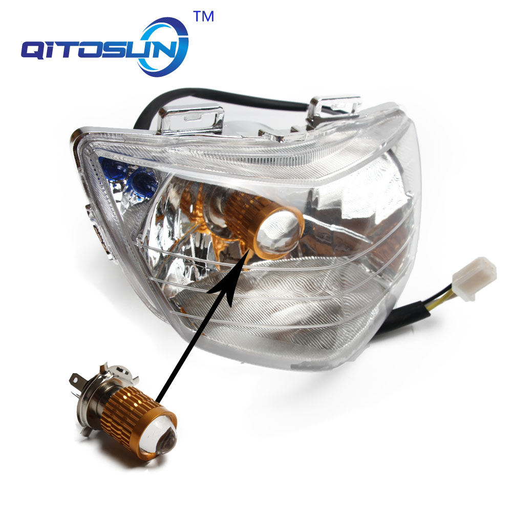 Lampu Depan Sepeda Motor Skute - Motorcycle Led Headlight Bulb H4 ulasan dan harga
