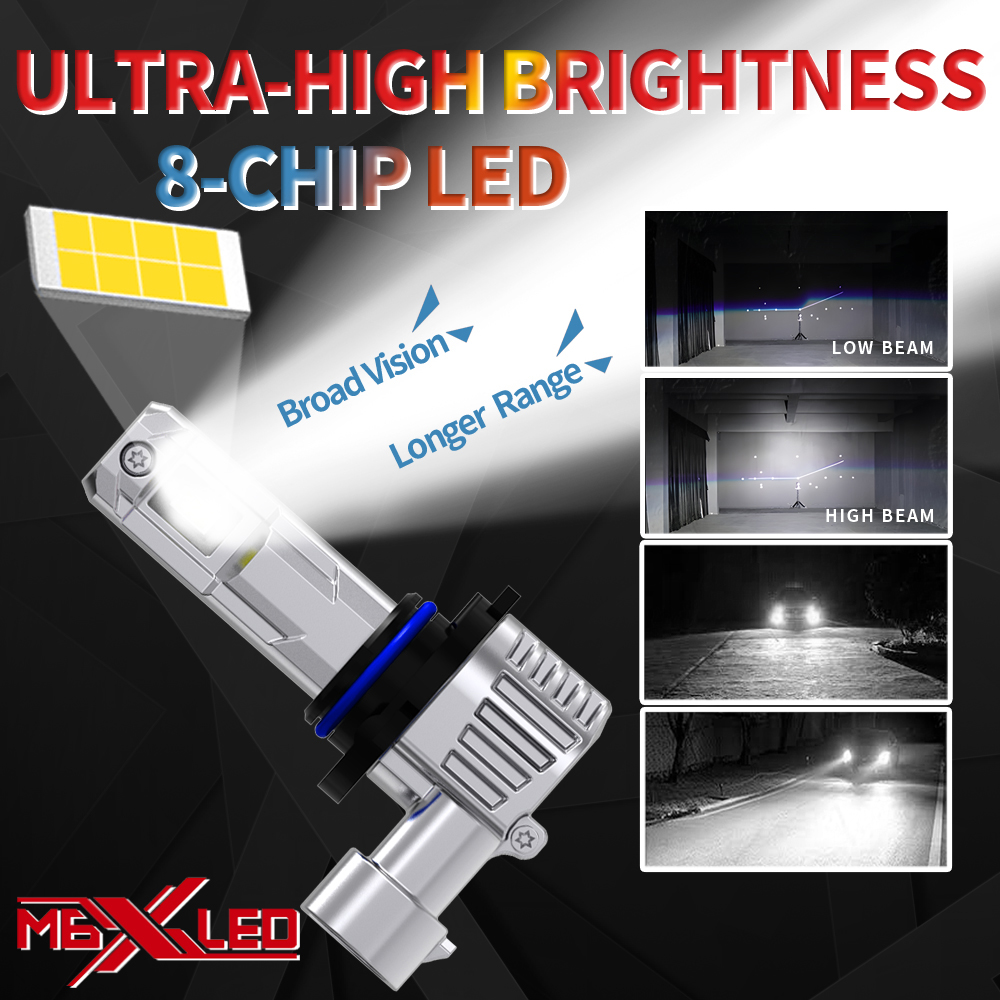 Lampu depan Led HIR2, bohlam m - Led Headlight Bulb Canbus Error Free ulasan dan harga