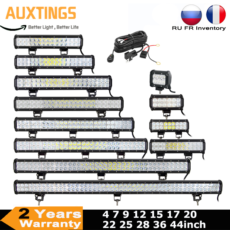Lampu LED Bar 4 7 9 12 15 18 2 - Led Work Light Bar 12 Inch Offroad ulasan dan harga