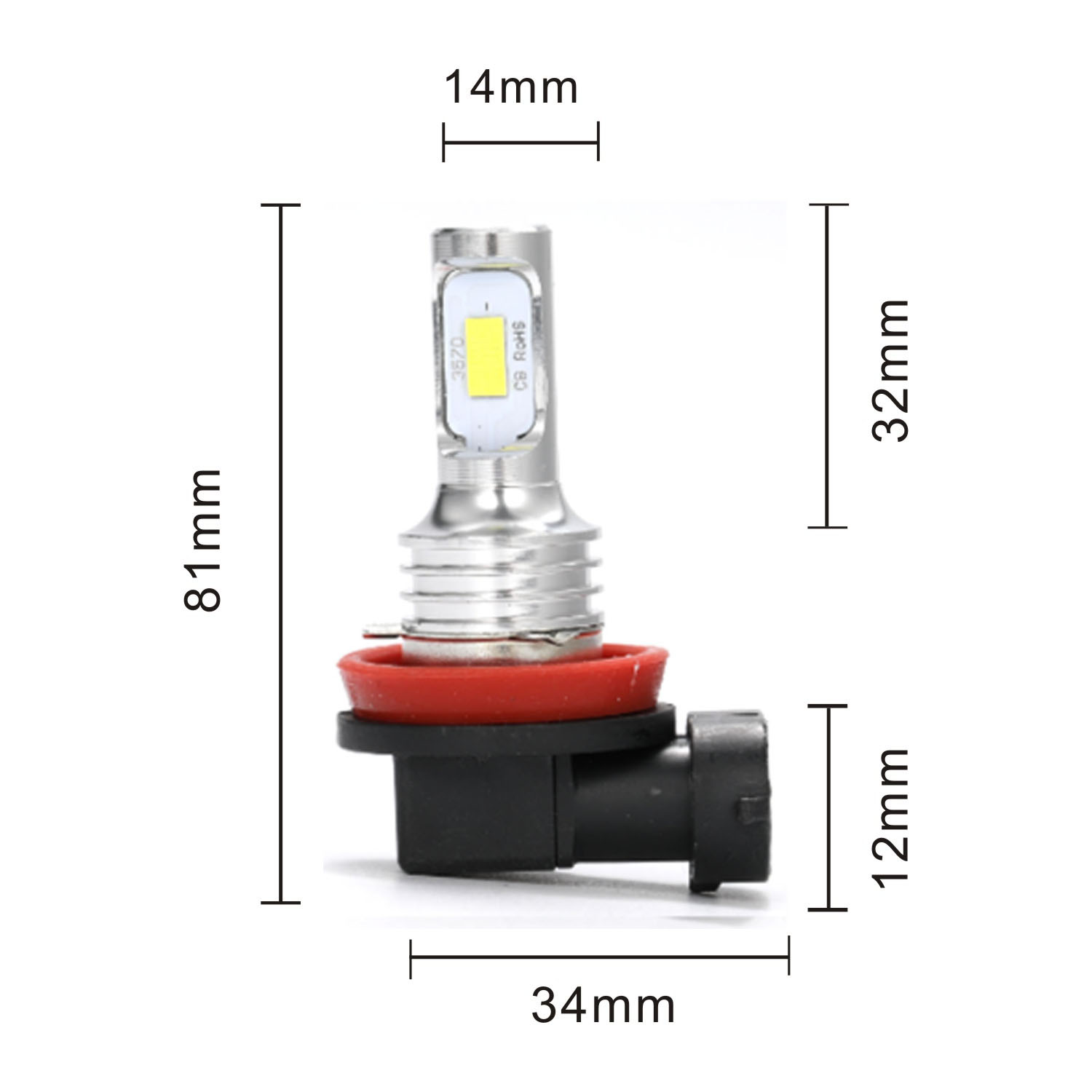 Lampu depan mobil LED, bohlam  - Car Led Bulb H1 H3 H8 H11 ulasan dan harga