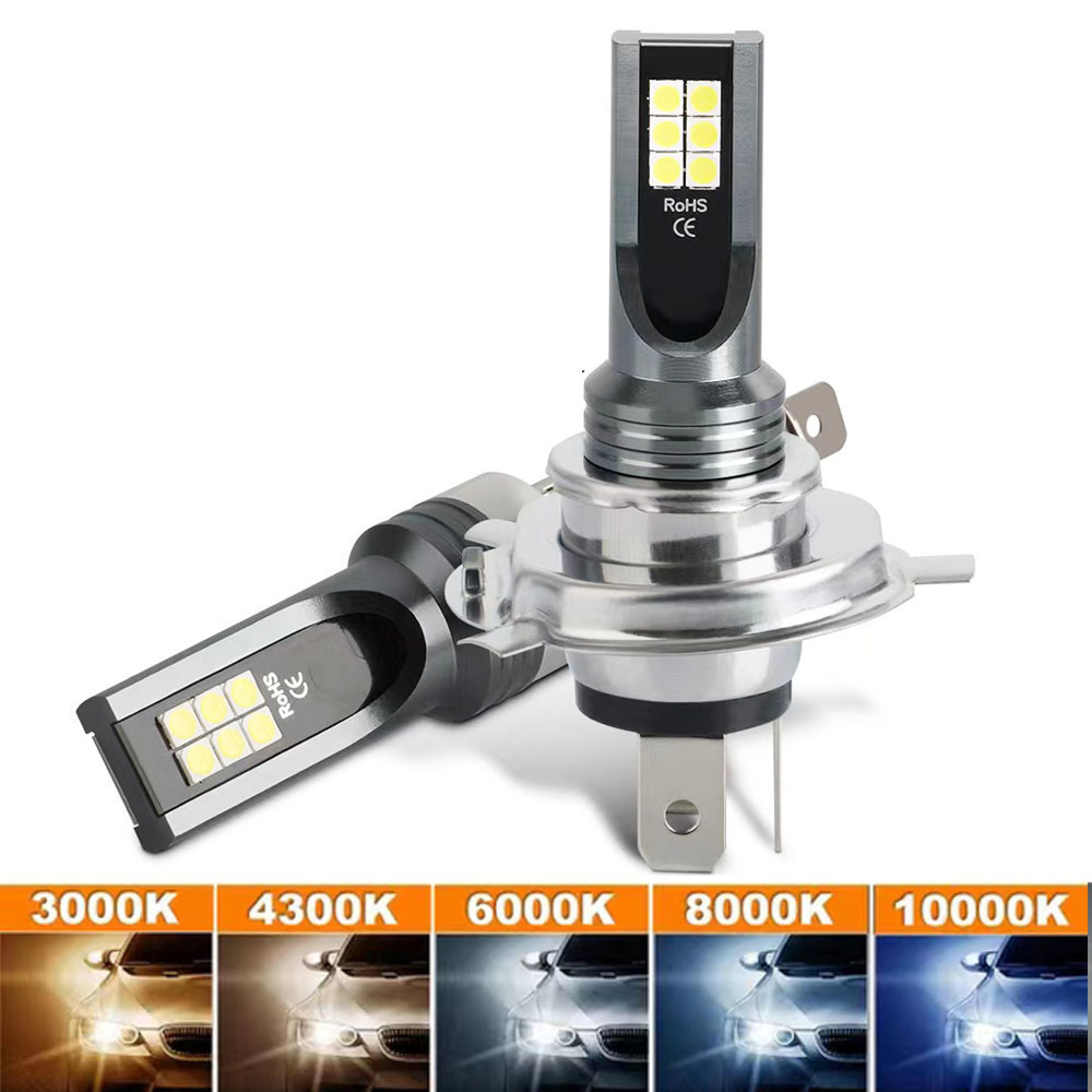 2 Buah 3030 H4 H7 LED Lampu Ka - Car Led Bulb H1 H3 H8 H11 ulasan dan harga