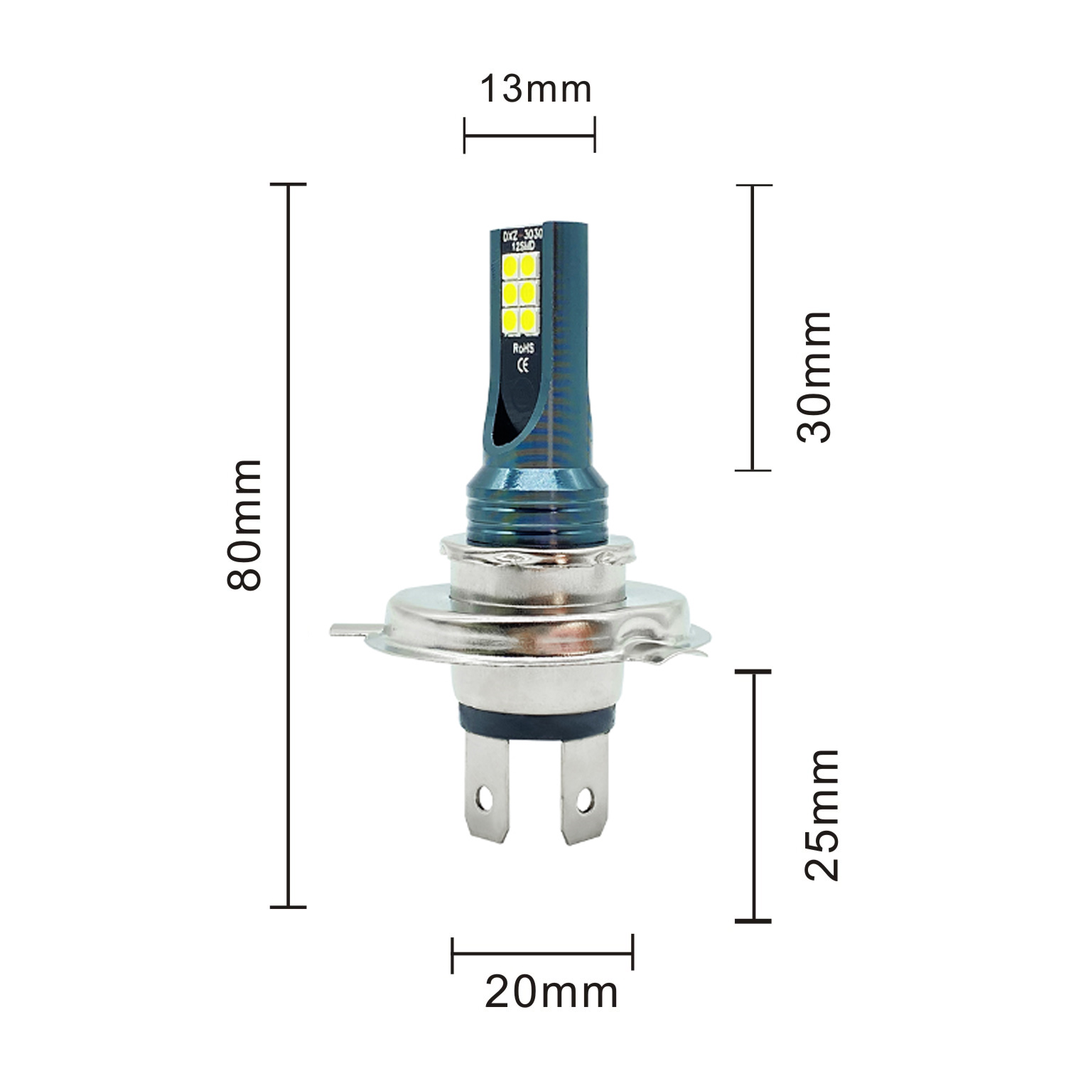2 Buah 3030 H4 H7 LED Lampu Ka - Car Led Bulb H1 H3 H8 H11 ulasan dan harga