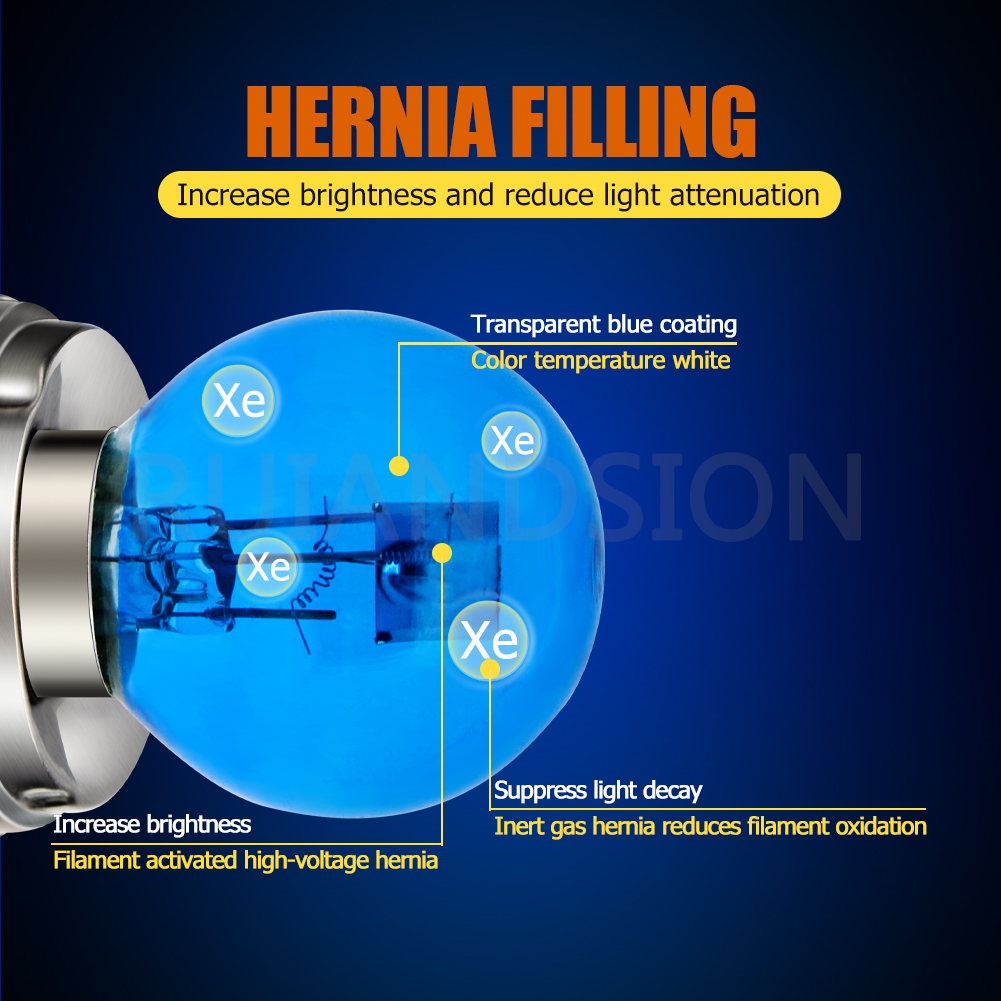 2Pcs Lampu Depan Halogen Seped - Motorcycle Led Headlight Bulb H4 ulasan dan harga