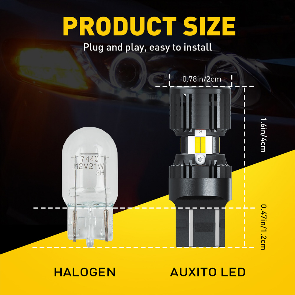 AUXITO 2 Buah Lampu LED Canbus - Led Tail Light Bulb Canbus ulasan dan harga