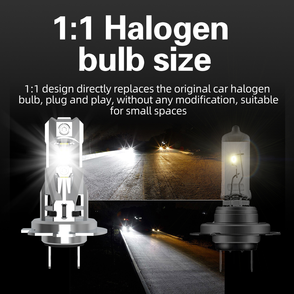Lampu depan Led H7, bohlam mob - Led Headlight Bulb Canbus Error Free ulasan dan harga