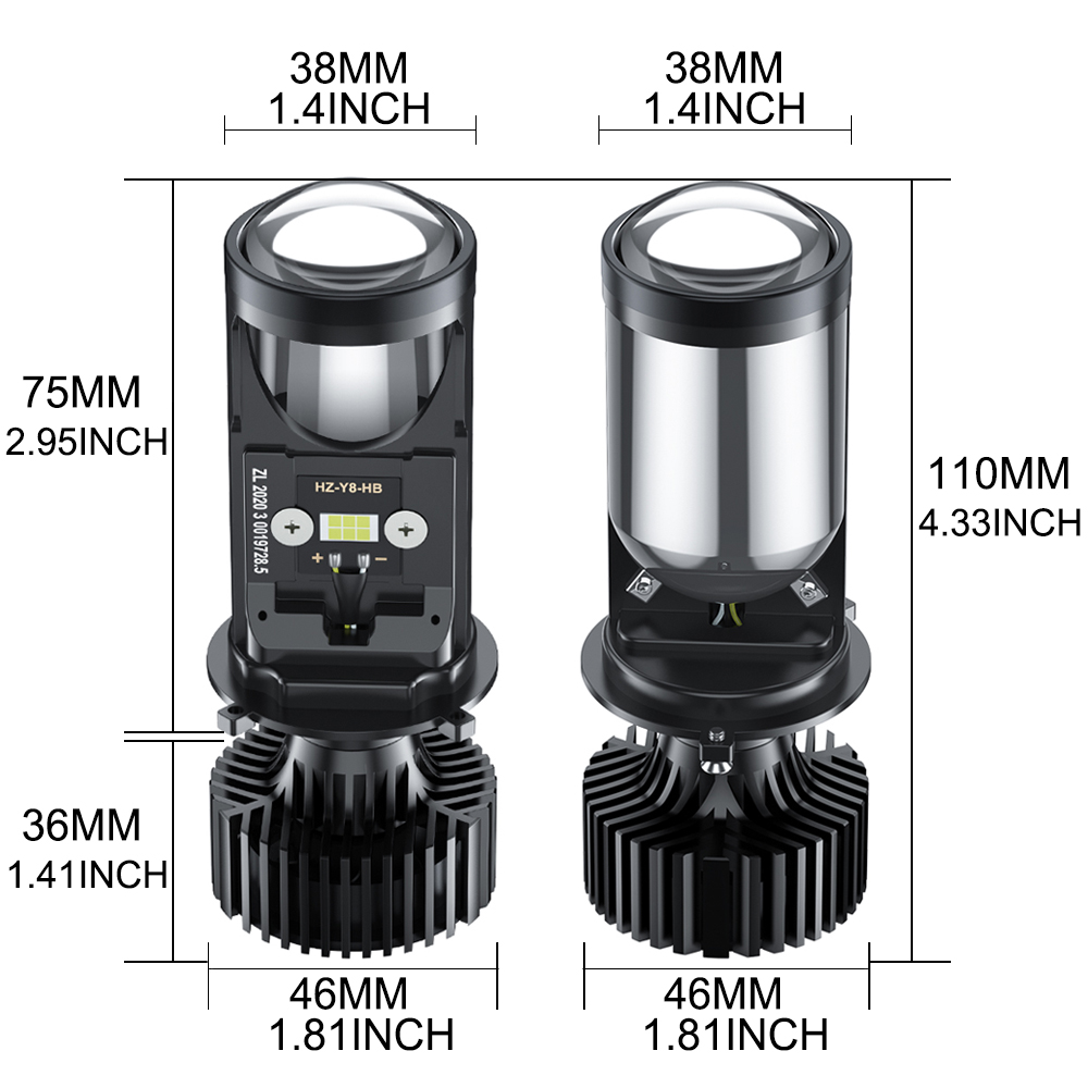 H4 lampu depan LED Canbus mobi - Led Headlight H4 Hi Lo 120W ulasan dan harga