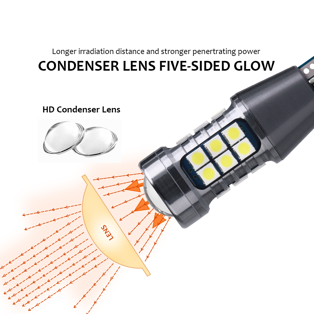 Oprah 2 buah T15 W16W Led Canb - Led Tail Light Bulb Canbus ulasan dan harga