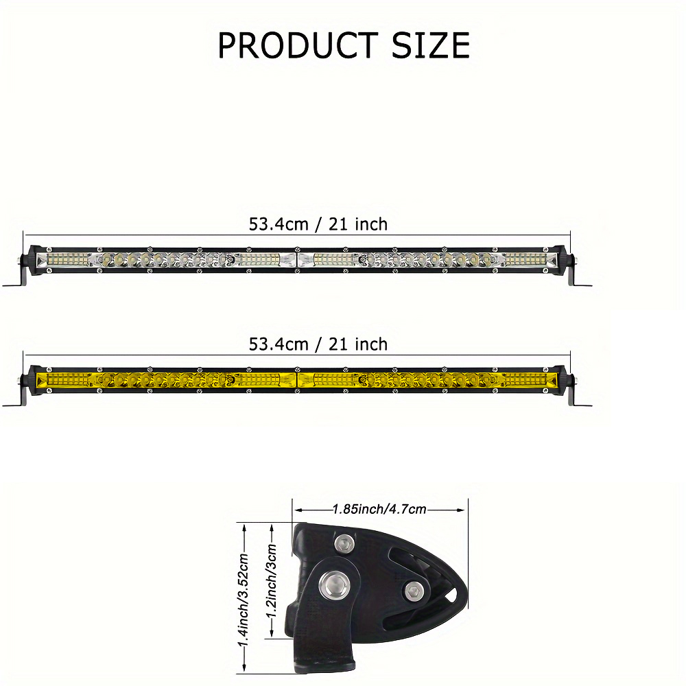 Lampu Kerja LED Slim Single Ro - Led Work Light Bar 12 Inch Offroad ulasan dan harga