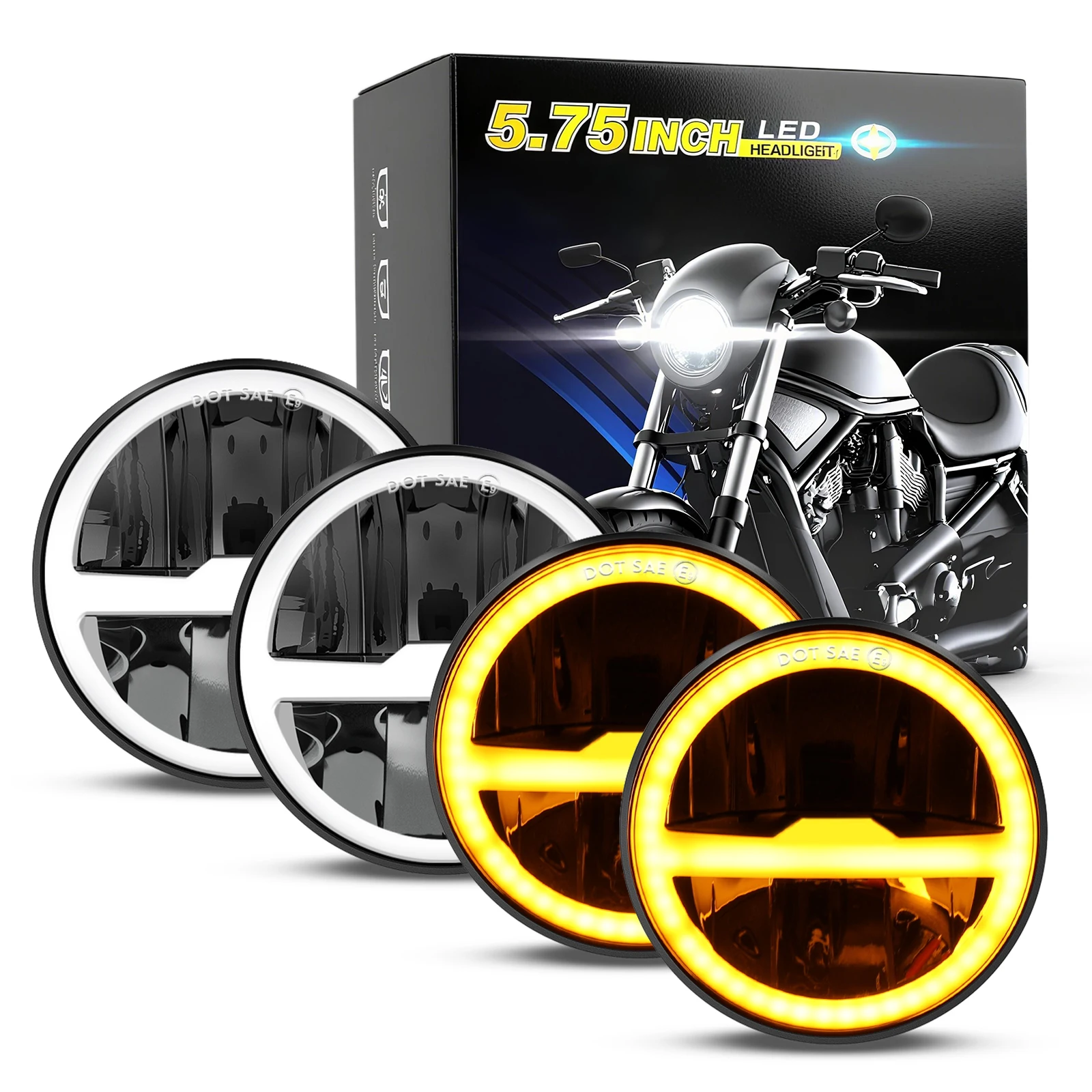 Lampu Depan Motor LED HAOLIDE  - Motorcycle Led Headlight Bulb H4 ulasan dan harga