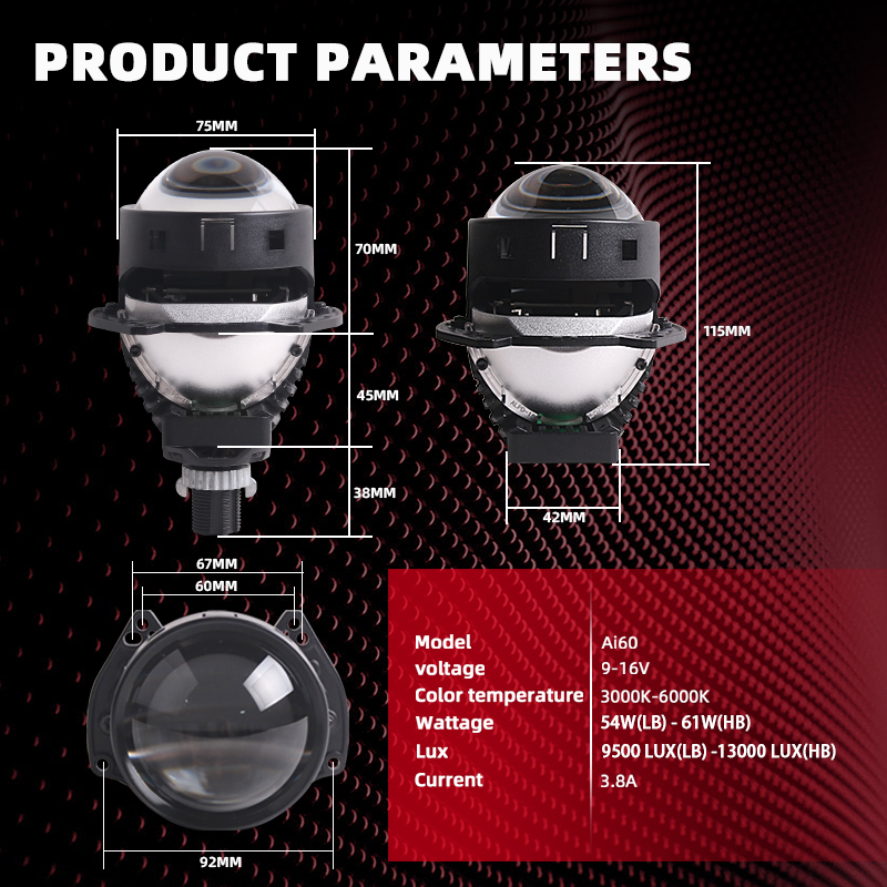 Lensa Proyektor Mobil Bi LED N - Car Led Headlight 9005 9006 ulasan dan harga