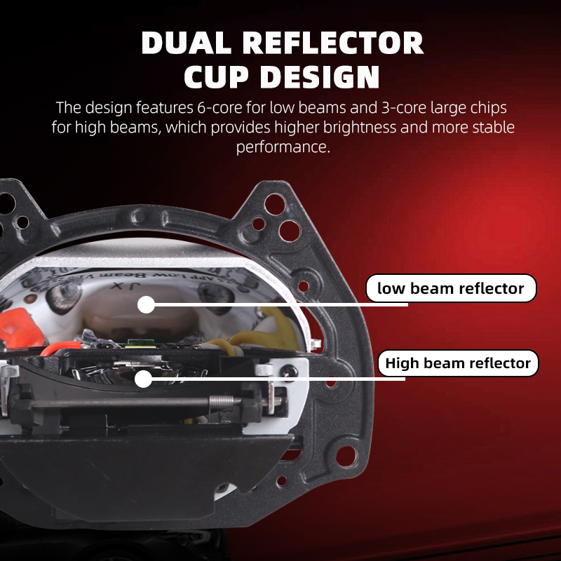 Lensa Proyektor Mobil Bi LED N - Car Led Headlight 9005 9006 ulasan dan harga