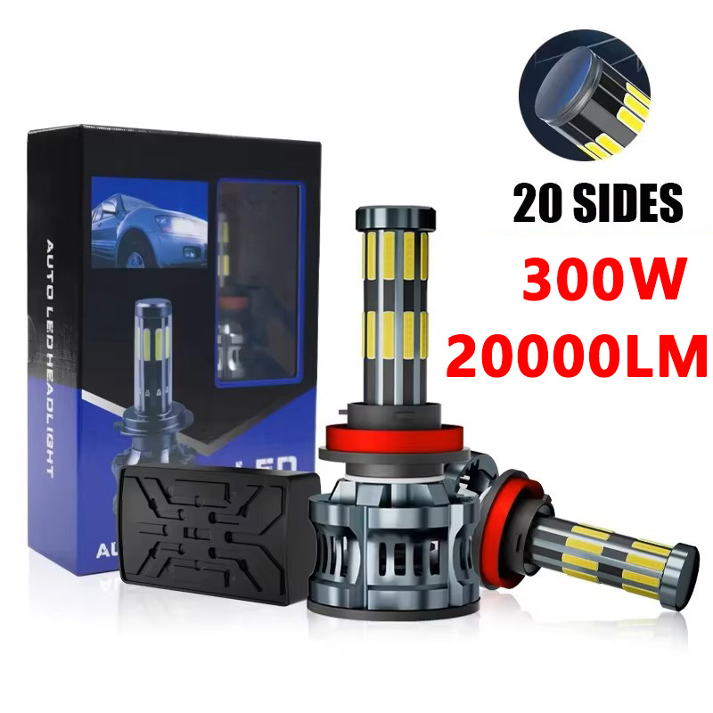 OVEHEL 20 Sisi LED 20000LM 300 - Led Headlight Bulb H7 20000Lm ulasan dan harga