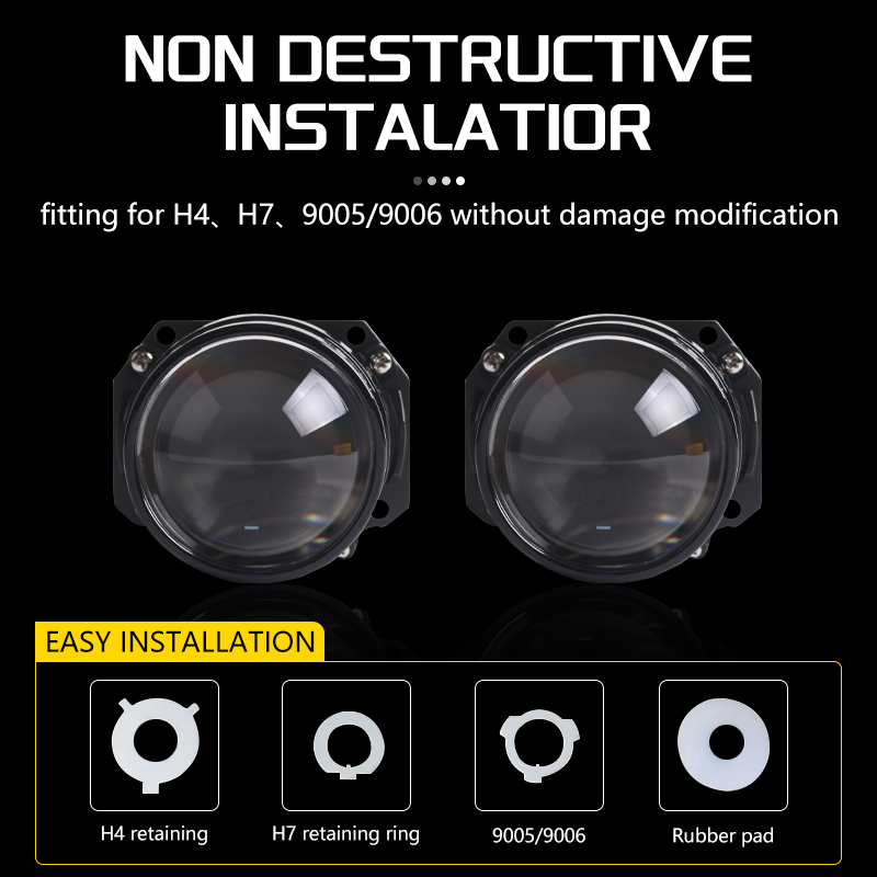 SANVI lampu depan Led 2.5 inci - Car Led Headlight 9005 9006 ulasan dan harga