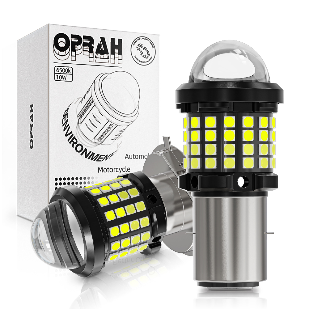 Lampu depan sepeda motor 12v,  - Motorcycle Led Headlight Bulb H4 ulasan dan harga