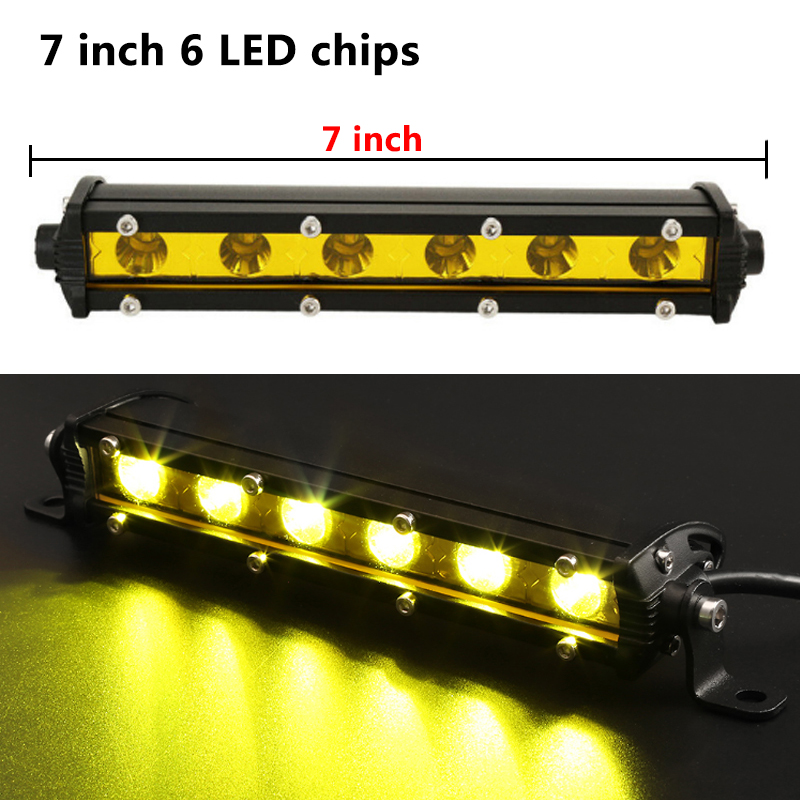 Lampu Kerja LED 7 inci 18W War - Led Work Light Bar 12 Inch Offroad ulasan dan harga