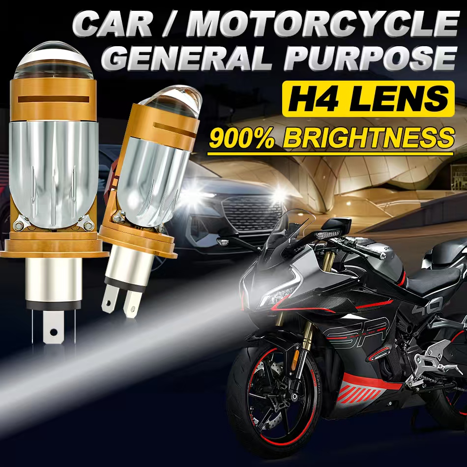 Proyektor Lensa LED CAMOTO Bi  - Motorcycle Led Headlight Bulb H4 ulasan dan harga