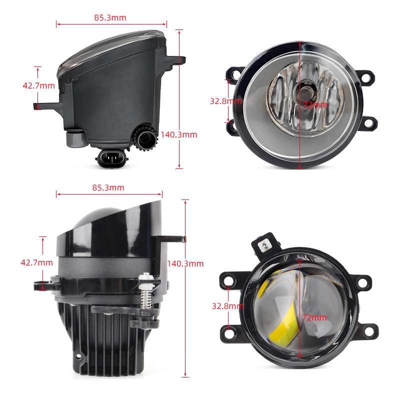 Untuk Lampu Depan LED Toyota L - Bi Led Projector Lens 3 Inch ulasan dan harga