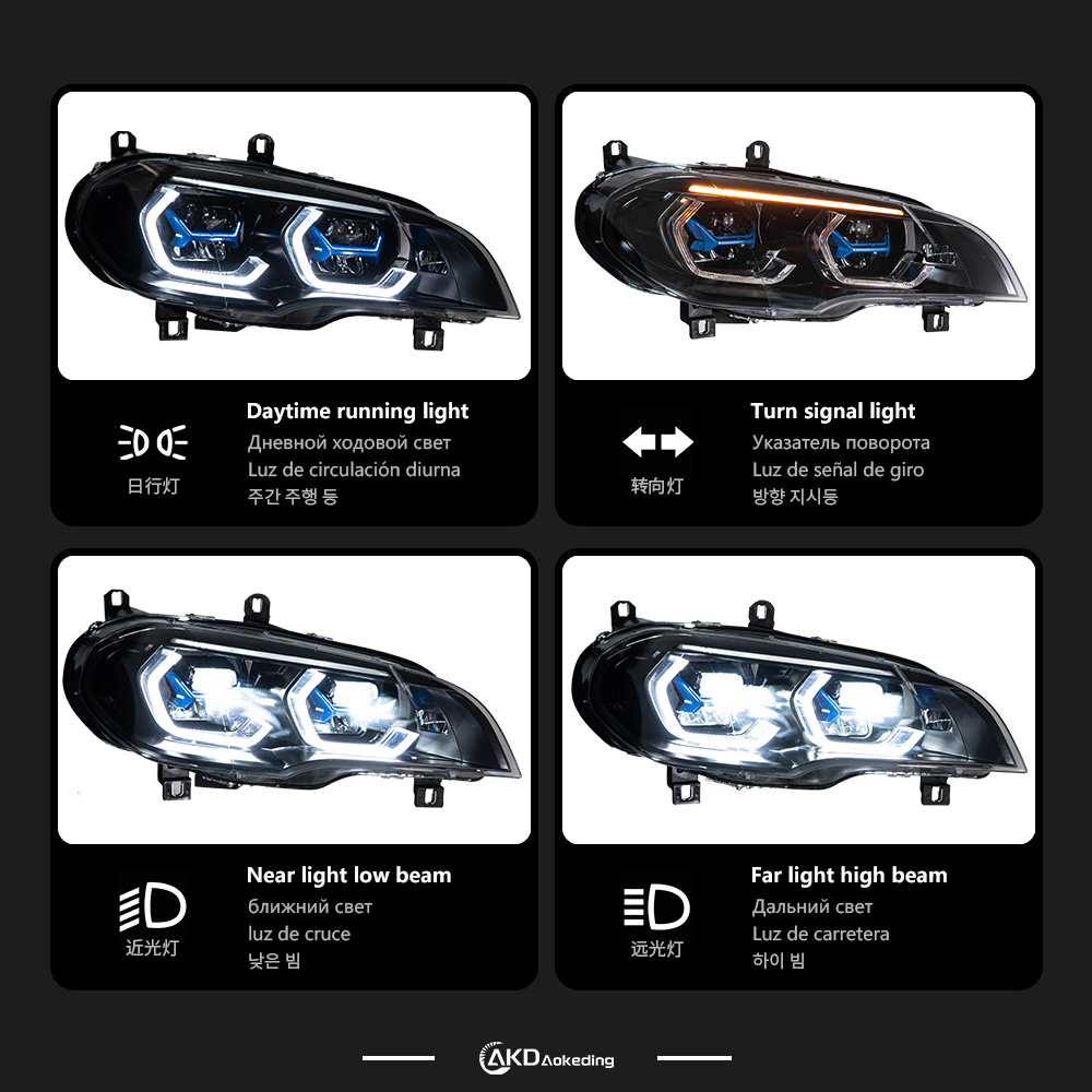 Lampu Depan Untuk X5 E70 Lampu - Laser Led Headlight Projector Lens ulasan dan harga