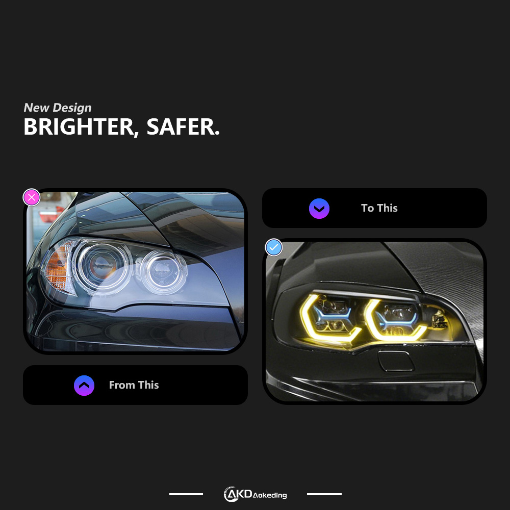 Lampu Depan Untuk X5 E70 Lampu - Laser Led Headlight Projector Lens ulasan dan harga