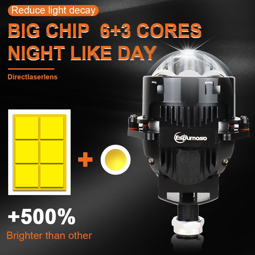 Lensa proyektor LED bi-led, bo - Bi Led Projector Lens 3 Inch ulasan dan harga