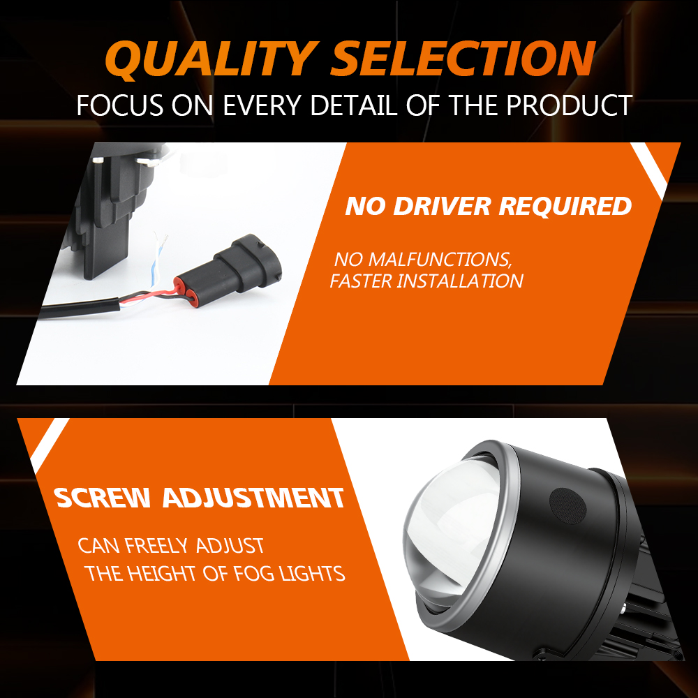 Lensa Proyektor Lampu Kabut La - Bi Led Projector Lens 3 Inch ulasan dan harga