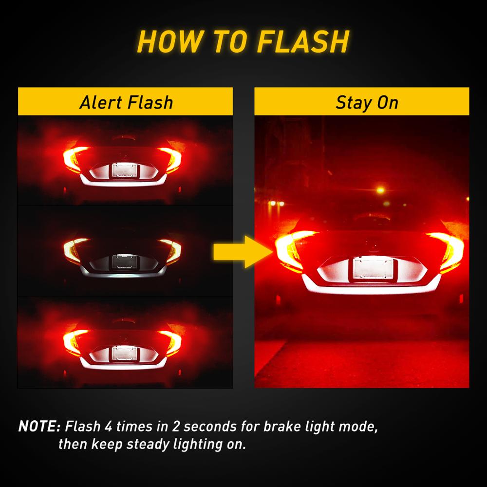 2 Buah Lampu Kilat T20 7443 W2 - Led Tail Light Bulb Canbus ulasan dan harga
