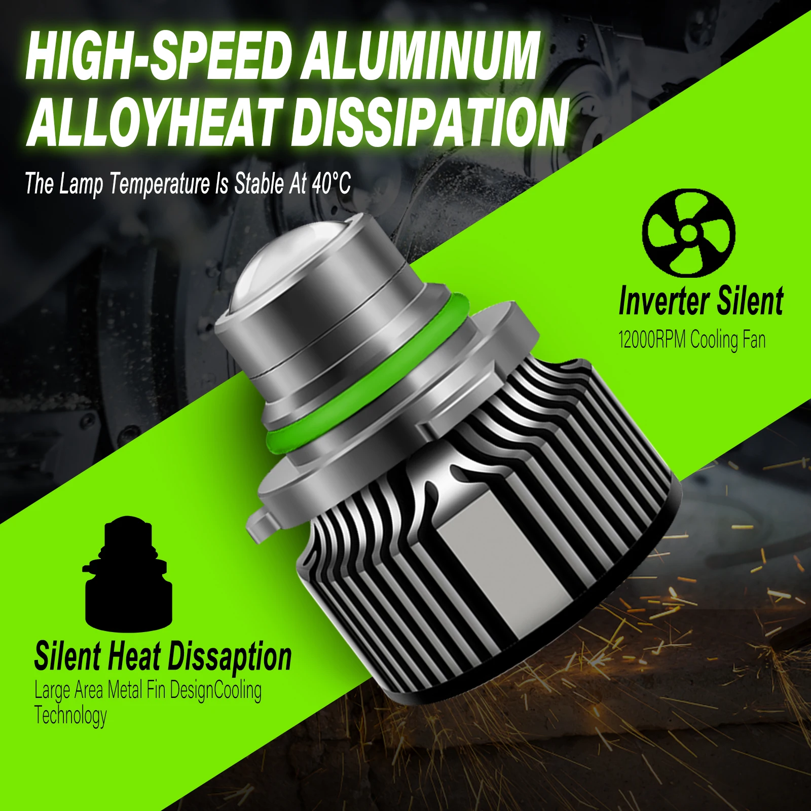 Lampu Depan LED Laser 9006 HB4 - Car Led Headlight 9005 9006 ulasan dan harga