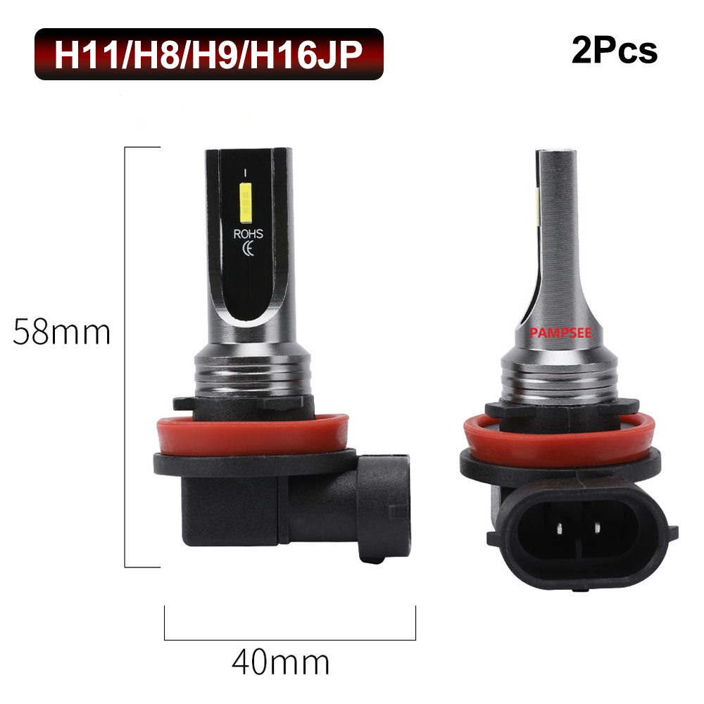 Lampu LED H11 Lampu Kabut Depa - Led Fog Light H11 3000K Yellow ulasan dan harga