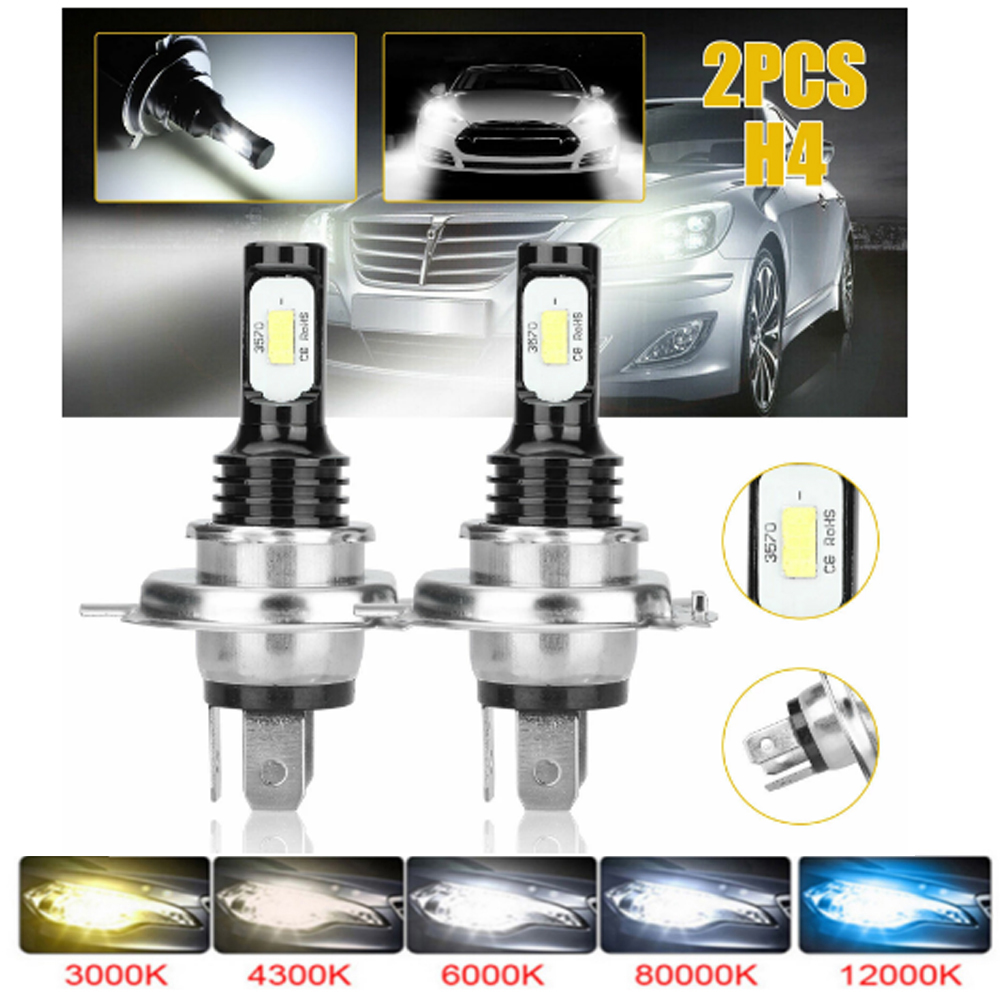 2 Buah Lampu Depan LED CSP H4  - Car Led Headlight 9005 9006 ulasan dan harga