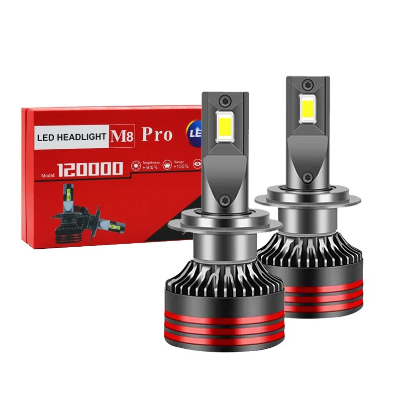 M8 Pro Lampu Depan LED Mobil K - Led Headlight H4 Hi Lo 120W ulasan dan harga