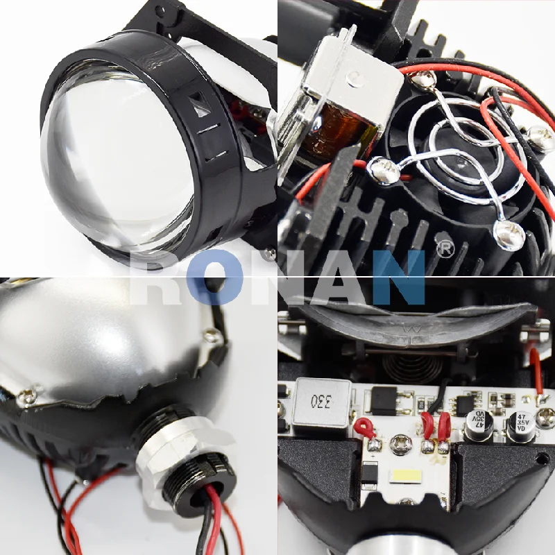 Ronan 40W 3 Inci Lensa Proyekt - Car Led Headlight 9005 9006 ulasan dan harga