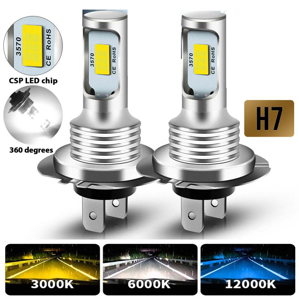Lampu depan mobil, 2 buah H7 C - Led Headlight Bulb H7 20000Lm ulasan dan harga